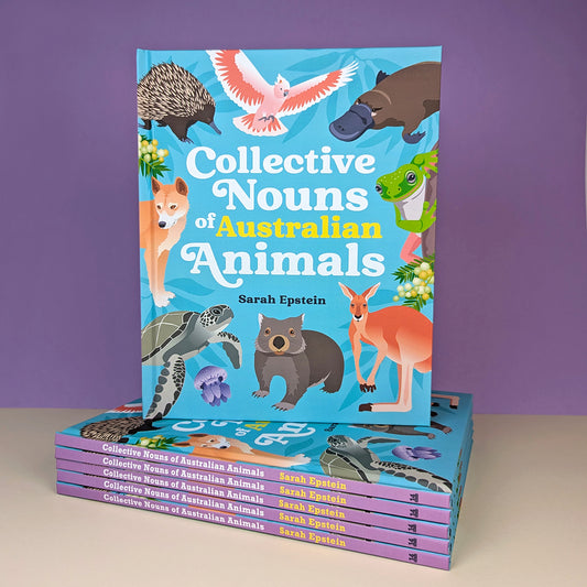 Collective Nouns of Australian Animals hardcover picture book by Sarah Epstein