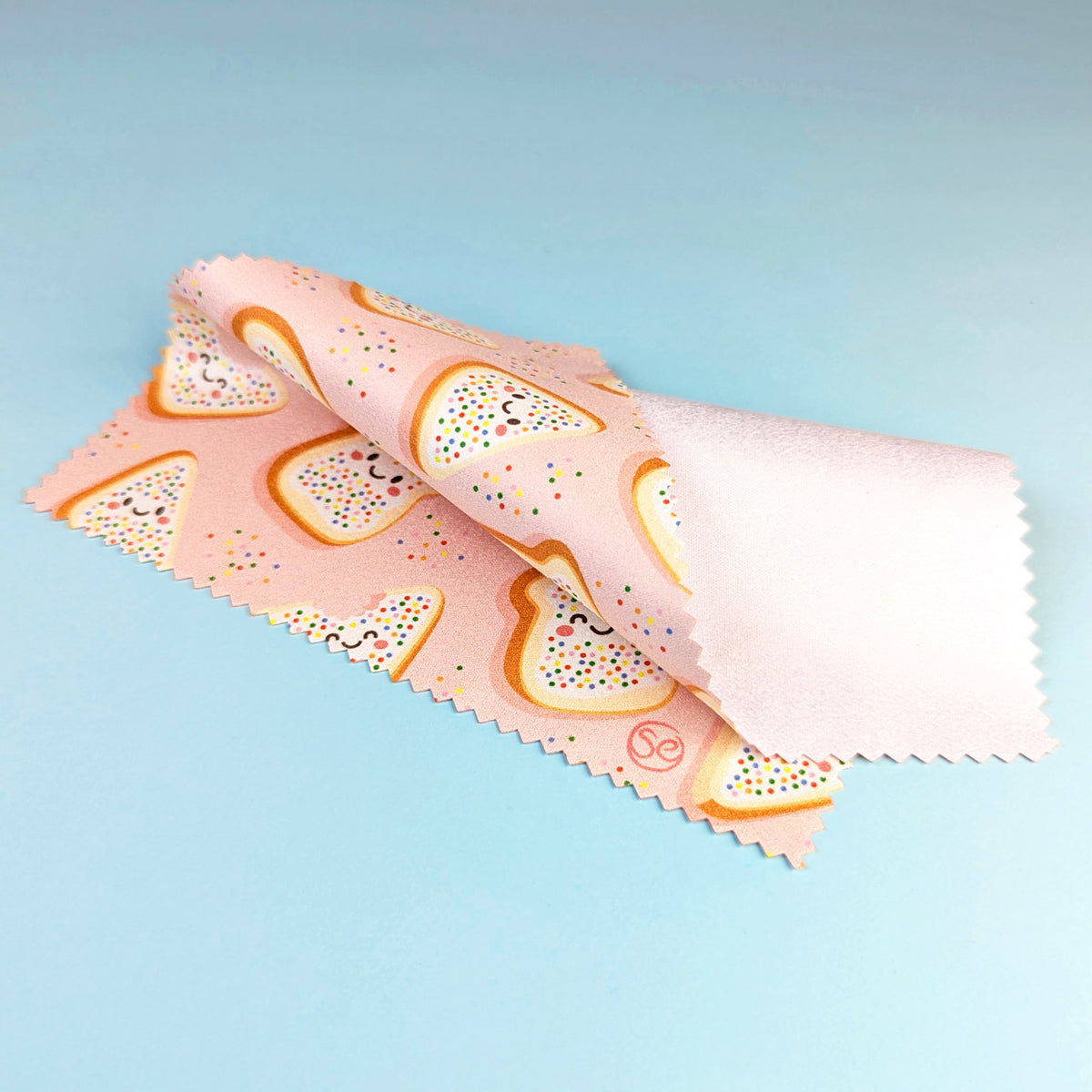 Fairy Bread microfibre lens cloth by Sarah Epstein Studio.