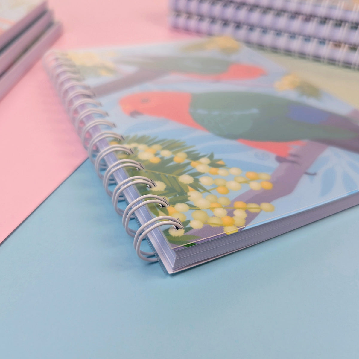 Australian King Parrot A5 notebook by Sarah Epstein Studio.
