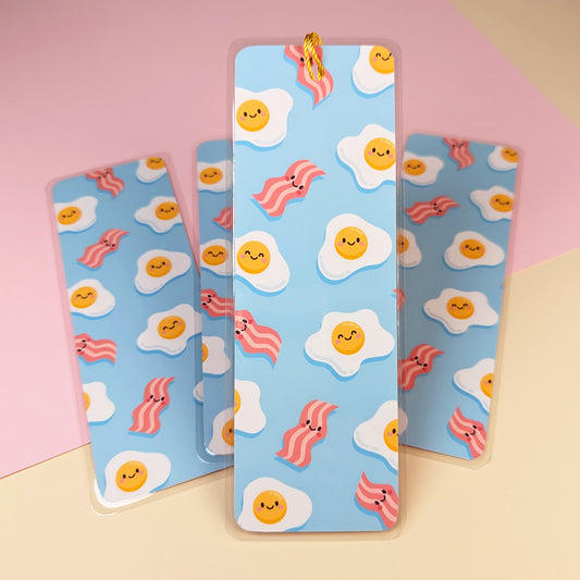 Bacon and eggs bookmark by Sarah Epstein Studio.