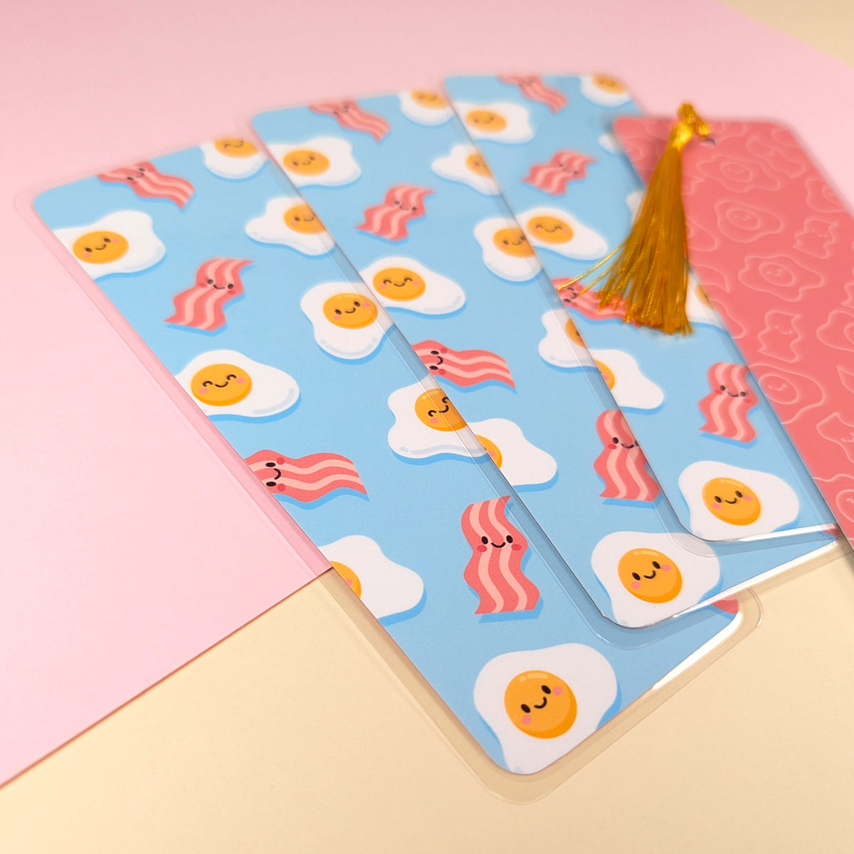 Bacon and eggs bookmark by Sarah Epstein Studio.