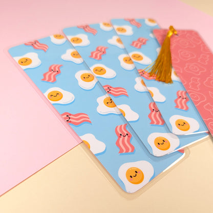 Bacon and eggs bookmark by Sarah Epstein Studio.
