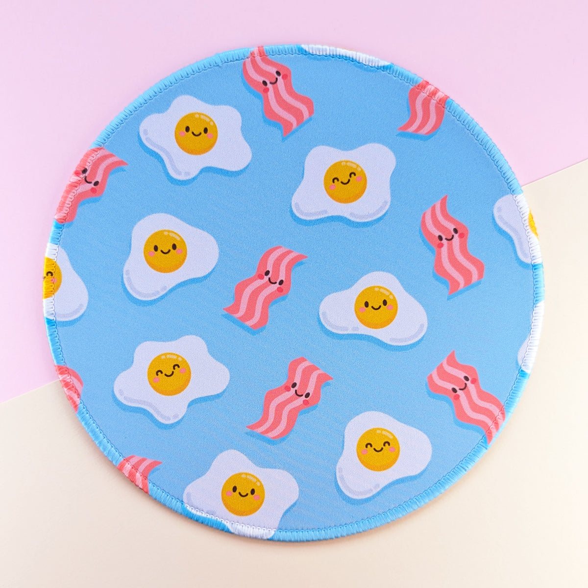Bacon and Eggs mouse pad by Sarah Epstein Studio.