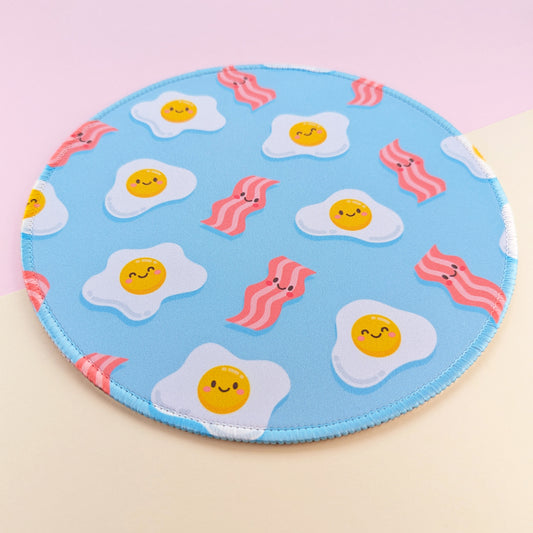 Bacon and Eggs mouse pad by Sarah Epstein Studio.