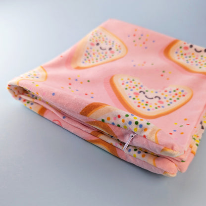Fairy Bread cushion cover 40x40cm by Sarah Epstein Studio.