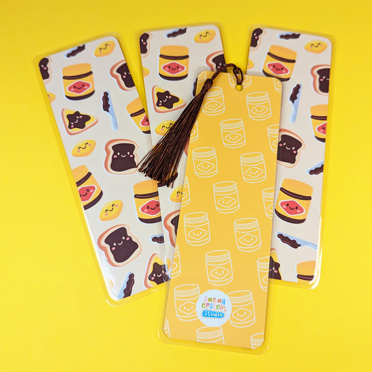 Vegemite-inspired bookmark by Sarah Epstein Studio.