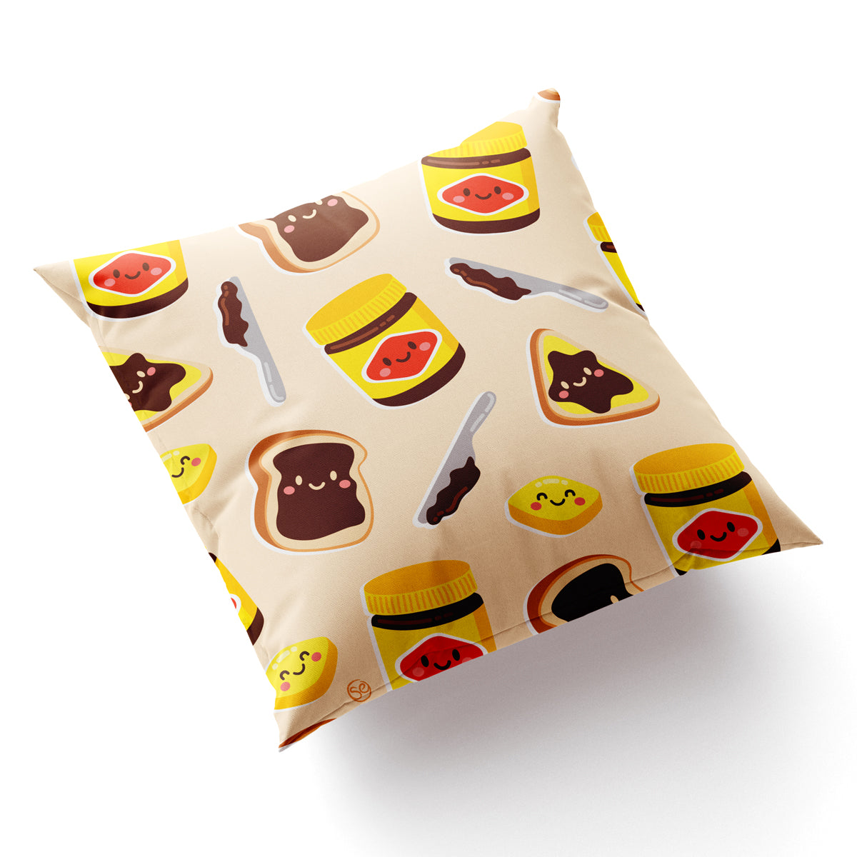 Vegie Mates cushion cover 40x40cm by Sarah Epstein Studio.