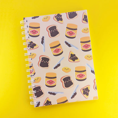 Vegie Mates A5 notebook by Sarah Epstein Studio.