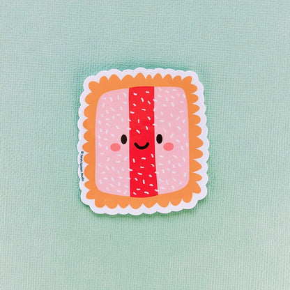 Kawaii Iced VoVo die-cut vinyl sticker by Sarah Epstein Studio.