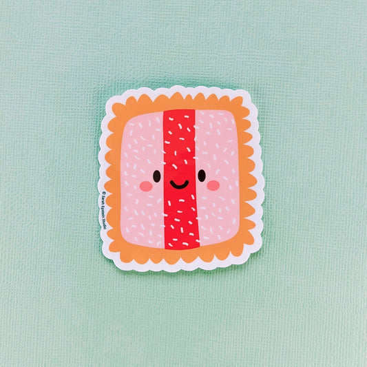 Kawaii Iced VoVo die-cut vinyl sticker by Sarah Epstein Studio.