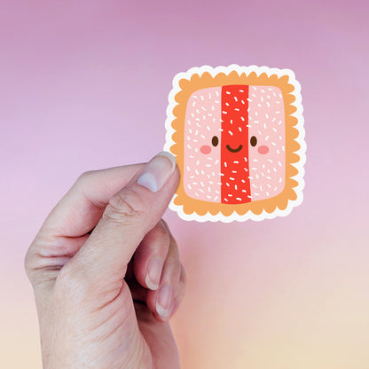 Kawaii Iced VoVo die-cut vinyl sticker by Sarah Epstein Studio.