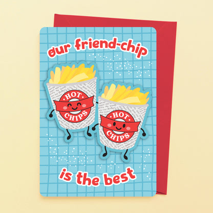 Hot Chips greeting card by Sarah Epstein Studio.