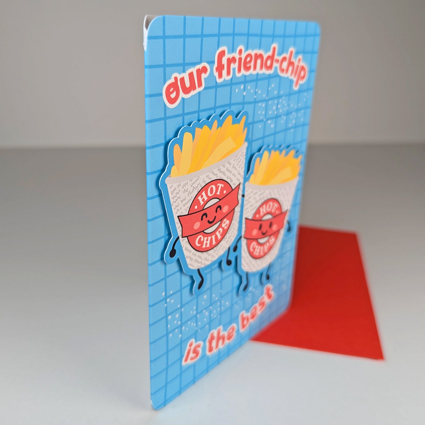 Hot Chips greeting card by Sarah Epstein Studio.