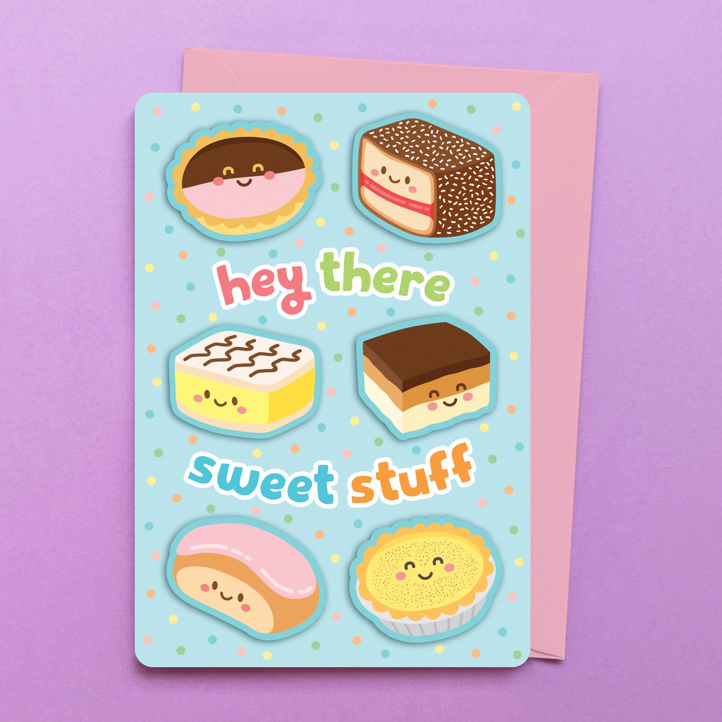 Sweet Stuff greeting card by Sarah Epstein Studio.