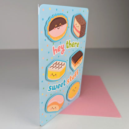 Sweet Stuff greeting card by Sarah Epstein Studio.