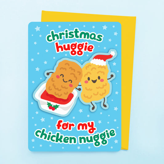 Christmas Nuggies greeting card by Sarah Epstein Studio.