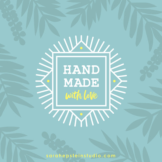 Handmade with love by Sarah Epstein Studio.